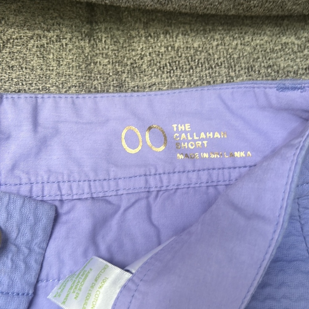 Lilly Pulitzer Lilac Purple Callahan Short Size 00 - Picture 2 of 4